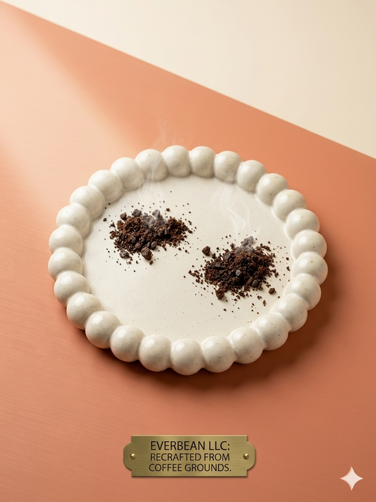 Handcrafted Upcycled Coffee Ground Tray/Coaster
